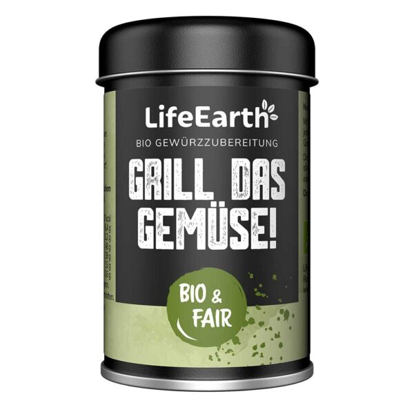 Life Earth Grill das Gemüse - Bio Gewürzzubereitung